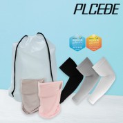 플씨드 여름 3종 EVA파우치 C세트 (귀걸이 쿨마스크+국산 라인 쿨토시)