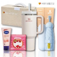 브생건40호(스탠리 퀜처887ml텀블러+5단 UV암막 양우산+바세린 핸드크림+크리넥스 쁘띠 휴대용티슈)