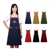 무지개 앞치마 목걸이형