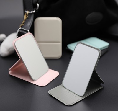 3단거치 파스텔 손거울 거울 포켓거울 접이식거울 휴대용거울