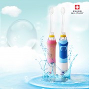 [스위스밀리터리] 아동용 음파 전동칫솔 (2가지 색상 : 블루, 핑크)