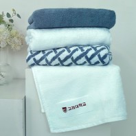 아테스토니 뱀부사 라인 타올 3매세트 180g