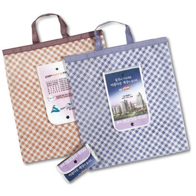 체크 휴대용 호크띠 (부직포전사)