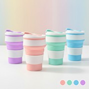 트레블 접이식 실리콘 텀블러 350ml