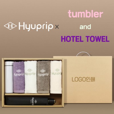 협립 3단 10K 고밀도 슈퍼 완전자동우산 +협립호텔코마170타월4P+스마트온도계텀블러-세트