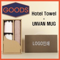 뱀부170타월+어반스텐머그컵2P-굿즈용세트