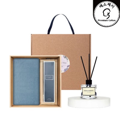 홀마크 컬러하모니150g 디퓨저세트 (홀마크 컬러하모니 + 시즈넬플라워 디퓨저50ml)