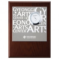 스토리 레이저아트 탁상용 시계기념패 47A