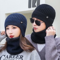 데일리 니트 비니 넥워머 세트 남녀공용