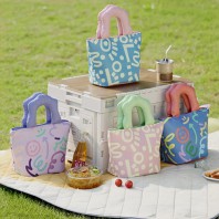 말랑손잡이 스마일 보온보냉가방 도시락가방 런치백 쿨러백