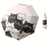 219_여행용 컴팩트 고양이 우산
