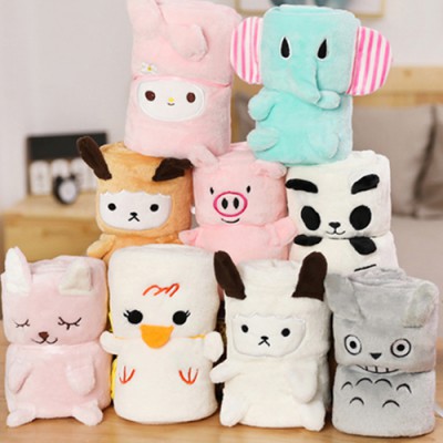 동물 캐릭터 무릎담요 미니담요