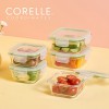 코렐_코디네이츠 브리즈 유리밀폐용기 정사각 5종