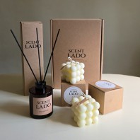 센트라도 디퓨저 150ml+오브제 캔들 2P 세트