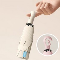 초경량 미니 5단 손잡이 고리형 양우산 K2674