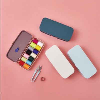 2단 수납 반짇고리 바느질세트 케이스포함