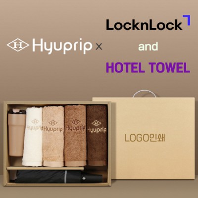 협립 3단 60 슈퍼 거꾸로 완전자동우산 +협립40수호텔코마180타월4P+락앤락 메트로카페-세트