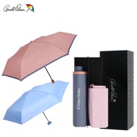 3단슬림파스텔바이어스,5단 사각손잡이 단품 우양산세트