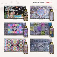 빛나 K-ART 시리즈 자개 2종세트 (명함케이스+USB메모리 3.0 16~128GB) 6종 이미지