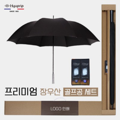 협립 75 올카본 초고밀도 골프우산 +타이틀리스트 골프공 세트