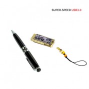 빛나 용 (흑) 자개 2종세트 (USB메모리+자개볼펜 3.0 16GB~128GB) 4종 이미지