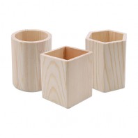 제이엘 원목 펜 홀더 연필꽂이 펜꽂이