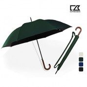 [커터앤벅] 70 곡자 자동 우드핸들 암막 장우산