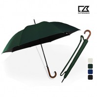 [커터앤벅] 70 곡자 자동 우드핸들 암막 장우산