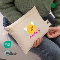 오코텍스리사이클 모모드지퍼파우치(22*17cm/밑면없음)