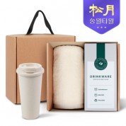 송월타올 리빙 기프트세트 11 뉴베이직 타올 130g * 1P + 커피텀블러 630ml 1P