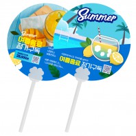 네잎클로버 막대팬시(반투) 부채 150파이~190파이