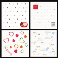 무형광 가제손수건  - 제작손수건 (5도 칼라인쇄 포함)