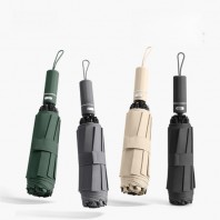 로페리아 솔리드 칼라 3단 전자동 거꾸로 우산(0216940)