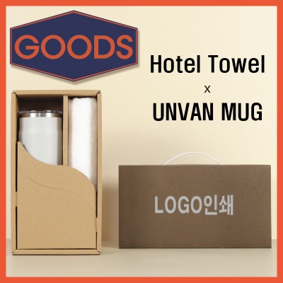 코마솔리드타월+어반스텐머그컵1P-굿즈용세트