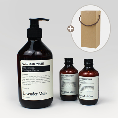 NARD 나드 바디워시 500ml  NARD 나드 바디로션 2개
