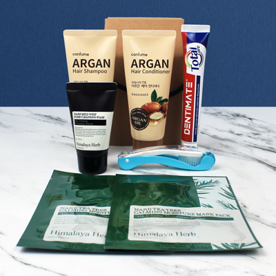 샴푸 폼클렌징 치약 칫솔 마스크팩 여행용세트 7종