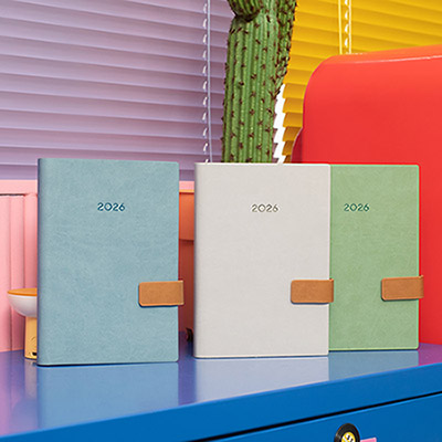 2026 AP22 스프링 다이어리 A5 - 크림베이지