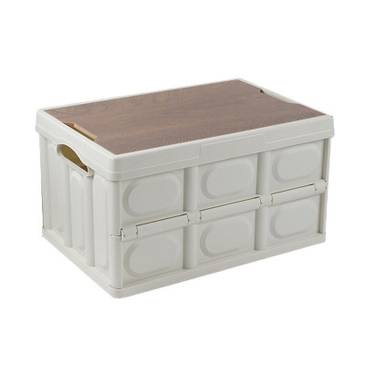 CE439 카테크 다기능 원목커버 자동차 트렁크 수납함(50L)