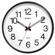 로니카 정통형 무소음벽시계 대 블랙 R153