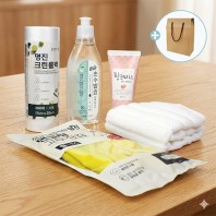 참그린 주방세제 크린롤백 주방용품 5종세트