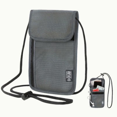 519_RFID 차단 여행용 가슴 지갑