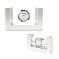 고급메탈 명함꽂이 탁상시계 20K