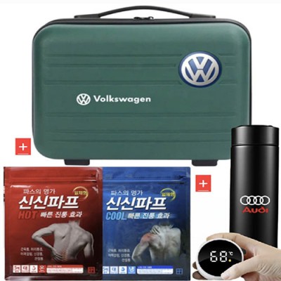 캐리어 가방 14인치 기내용 레디백+신신파프5매+LED 온도 텀블러 500ml