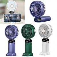 LED 급속냉각 넥밴드 탁상겸용 휴대용 아이스 선풍기 1800mah