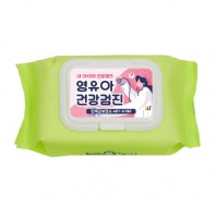 그린무광 물티슈 (40매, 50매) (캡형)