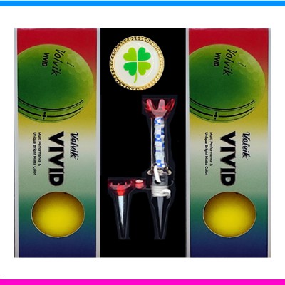 볼빅 비비드 6구 볼마커 자석티세트 (3pc)