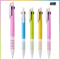 히트3색(6링)파스텔불투 볼펜