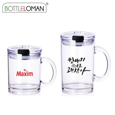 [보틀로만] 리유저블 와이키키 손잡이 누드 355,500ml