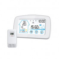 CJ378 에코라이프 모던 견학용 백라이트 터치 스크린 무선 디지털 온습도계