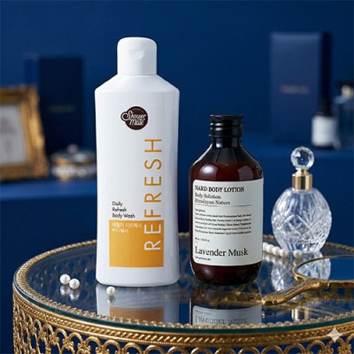 애경 바디워시 나드 바디로션 2종세 트